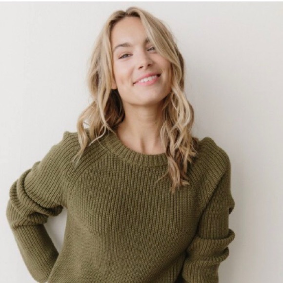 jenni kayne cotton fisherman sweater